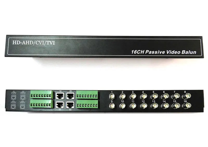 16 канальный Пассивный передатчик видеонаблюдения Balun BNC мама к UTP Rj45 камера DVR Cat5|bnc