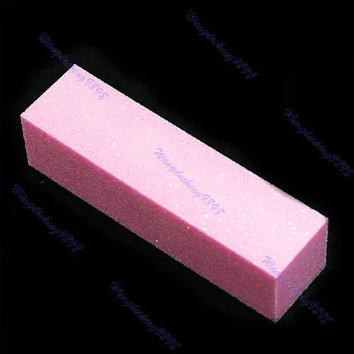 Фиолетовый маникюрный буфер для полировки ногтей 2 шт. шлифовальные пилки блок