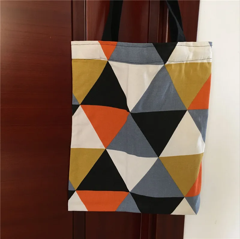 Хлопковая холщовая Экологически чистая Сумка-тоут YILE для покупок сумка через