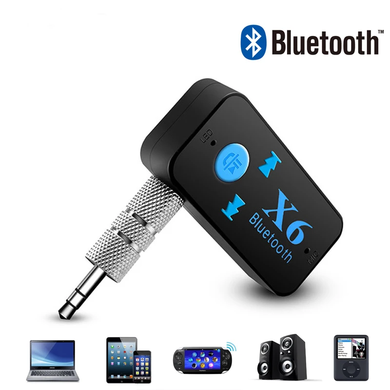 3,5 мм автомобильный комплект AUX Bluetooth аудио приемник ручной микрофон Вызов Bluetooth адаптер 4,0 Автомобильный Динамик Авто TF карта музыкальный приемник