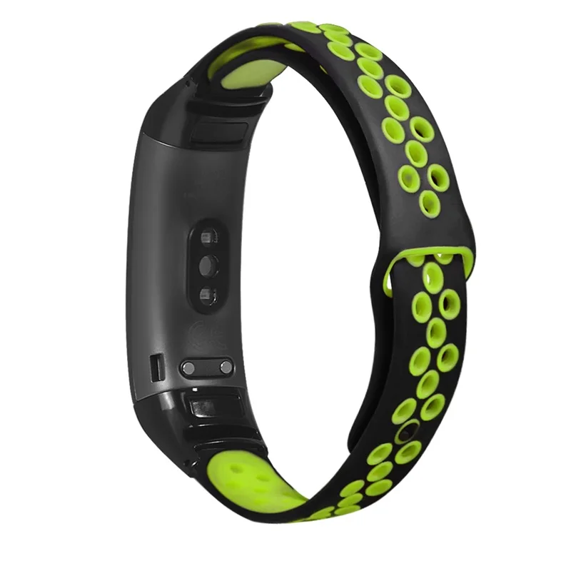 Зеленый Силиконовый ремешок для huawei Band 3 Pro, Смарт-часы, спортивный резиновый браслет для huawei 3 Band Pro, аксессуары, напульсники - Цвет: Зеленый
