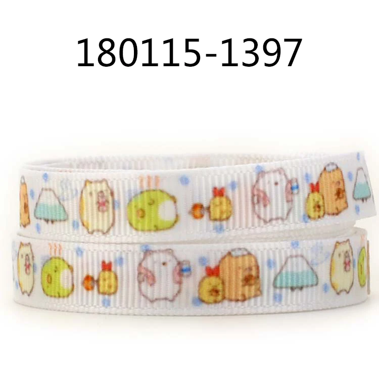 9 мм 50 ярдов Сумико гураши ленты печатных grosgrain ленты - Цвет: 180115-1397