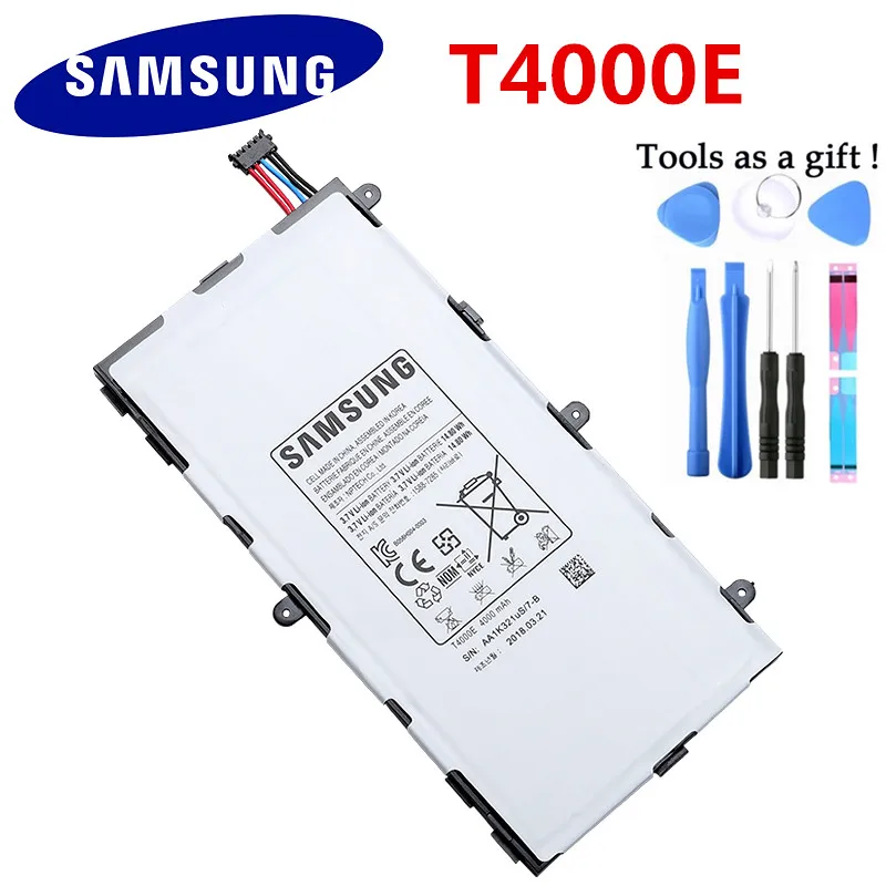 SAMSUNG Tablet Battery T4000E для Samsung Galaxy Tab3 запасная батарея 7 0 T210 T211 T2105 T217a 4000 мАч | Мобильные