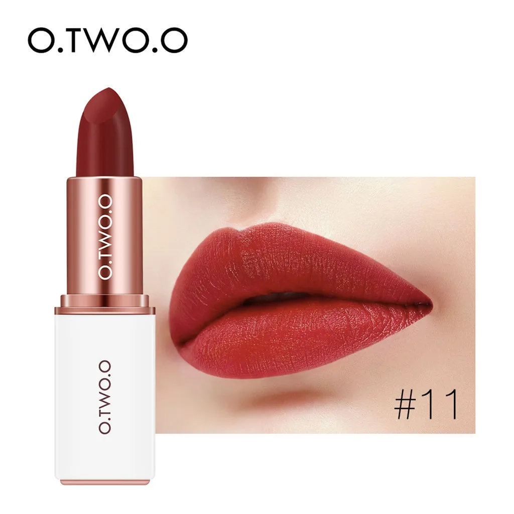 O. TWO. O губная помада, водостойкая, стойкая, макияж, губная помада, матовая, бархат, текст, тыква, цвет, есть земля, богатый витамин Е, влажная, 19L0513