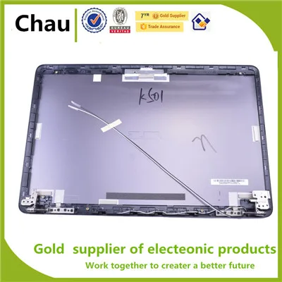 Новинка задняя крышка ЖК-дисплея Chau в сборе для ASUS K501 V505L A501 N501 K501LB голубая
