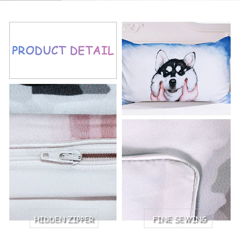 Милый набор постельного белья с 3D принтом Щенячий патруль и наволочками King Twin Size