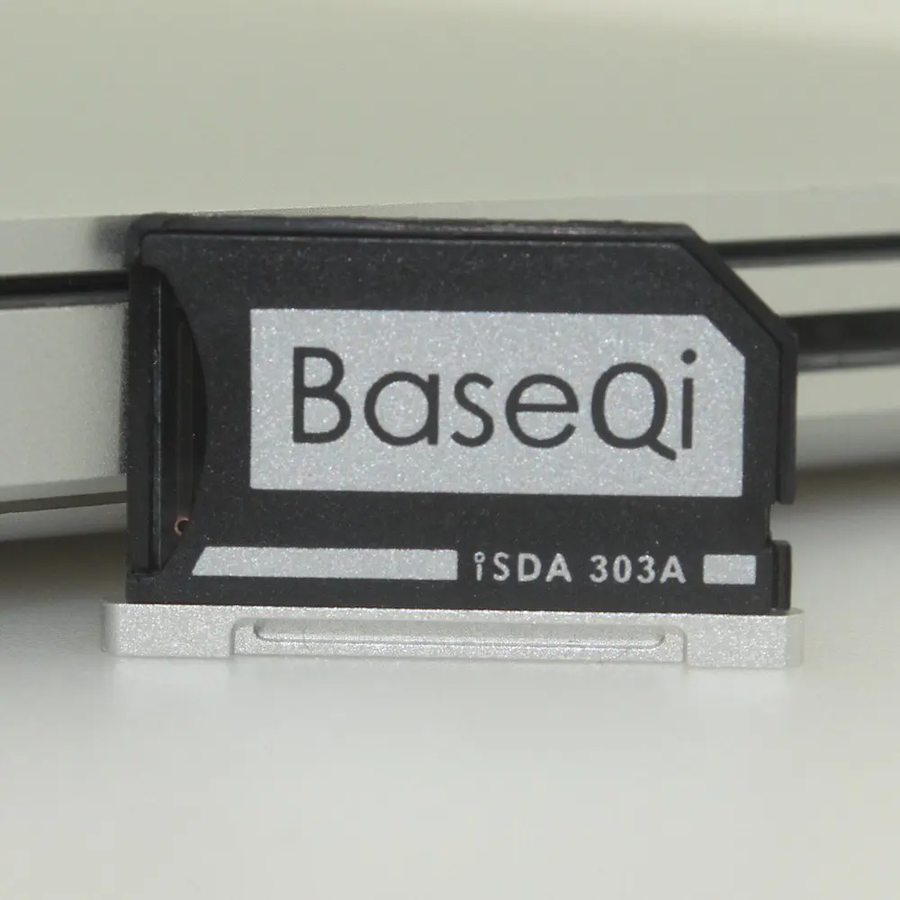 BASEQI Aluminum MiniDrive Micro SD Card Reader for MacBook Pro Retina 13'' Model 303A - Memory Card Adapter image 2