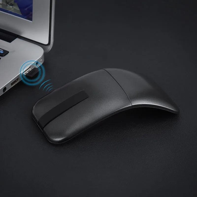 2 4 ГГц Беспроводная складная мышь USB оптическая ультратонкий мыши Компьютерная