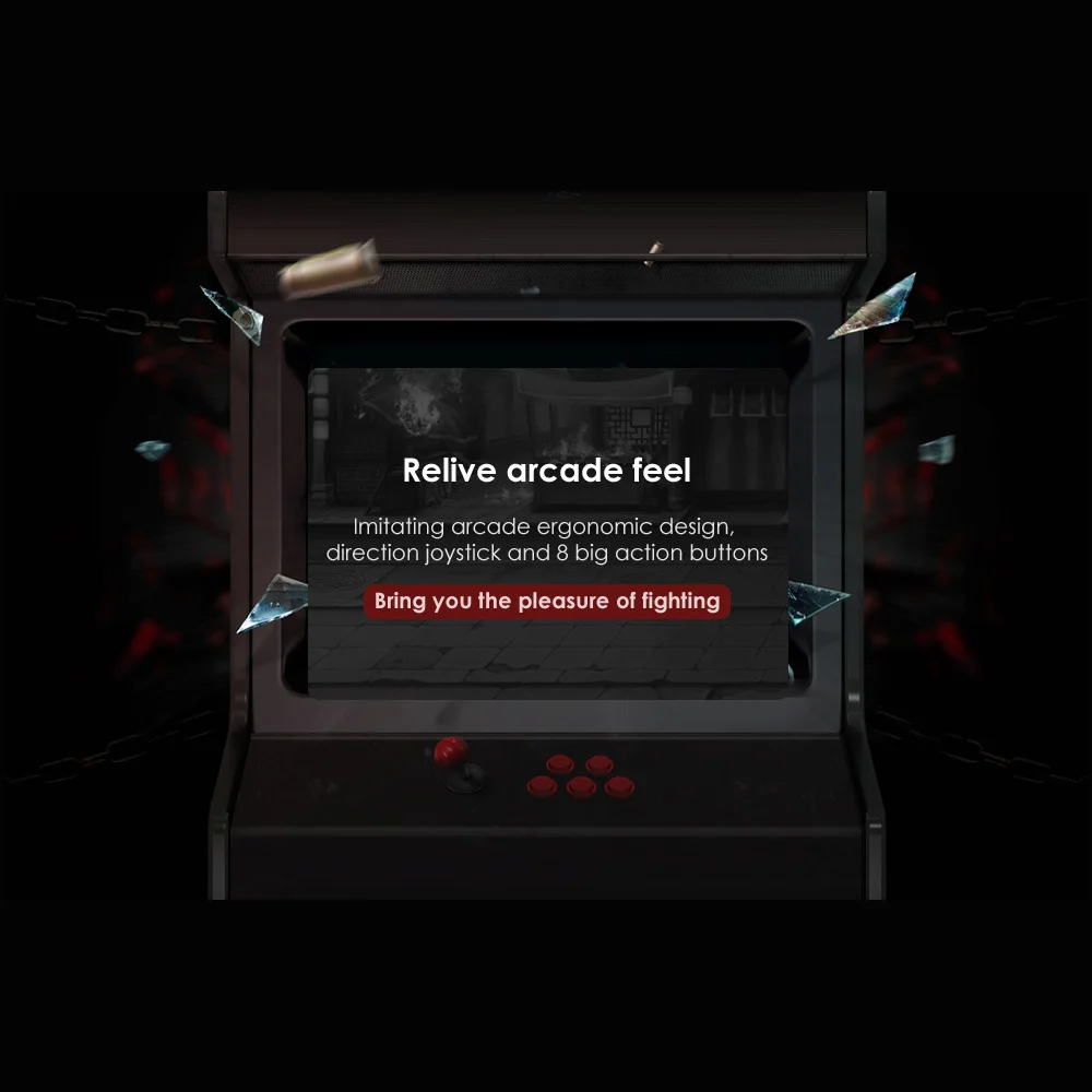 PXN 0082 USB проводной игровой контроллер аркадная борьба для PS3/PS4/Xbox one/джойстик для ПК палка игровой контроллер Джойстик PXN-0082