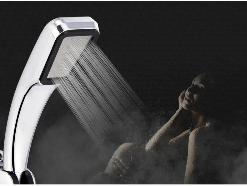 Насадка для душа высокого давления душевая лейка 300-Hole Water-saving shower Single Shower head Set