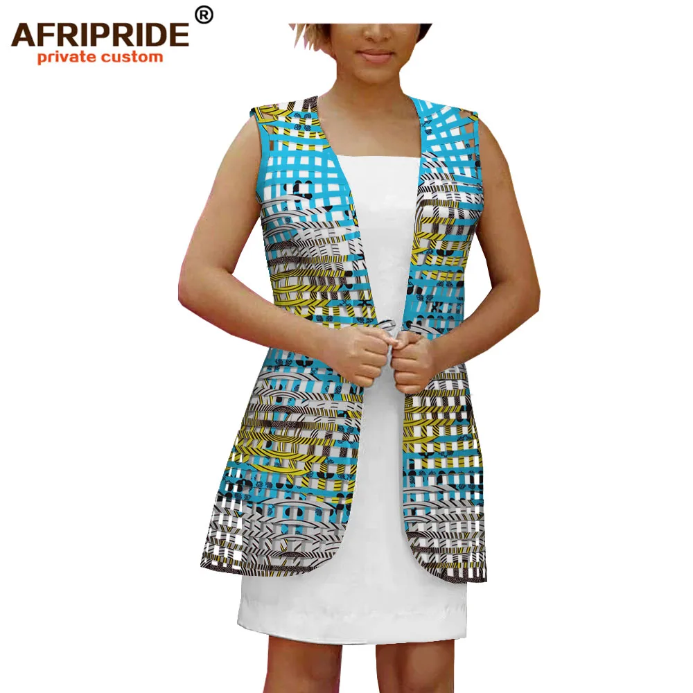 2019 african clothes for women ankara tops print coat  high quality stitched outfits pure cotton dashiki AFRIPRIDE A1924005