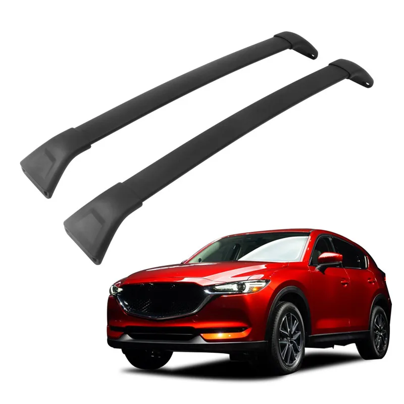 2 шт. подходит для Mazda все новые CX5 2017 2018 2019 2020 черная алюминиевая перекрещенная