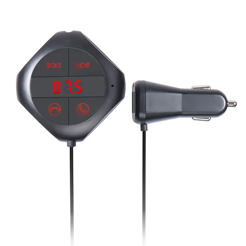 Автомобильный комплект громкой связи JaJaBor Bluetooth FM-передатчик аудио Музыка MP3/WMA