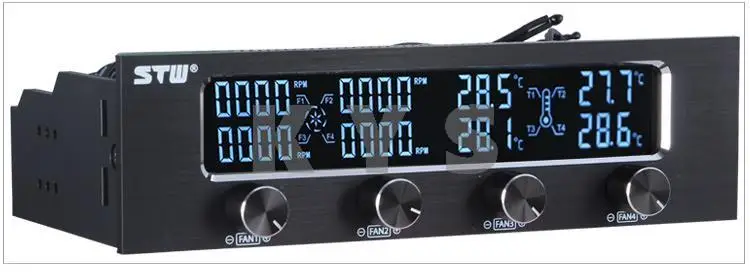 STW 6041 5 25 контроллер скорости вентилятора с ЖК дисплеем|fan speed controller lcd|stw 6041fan |