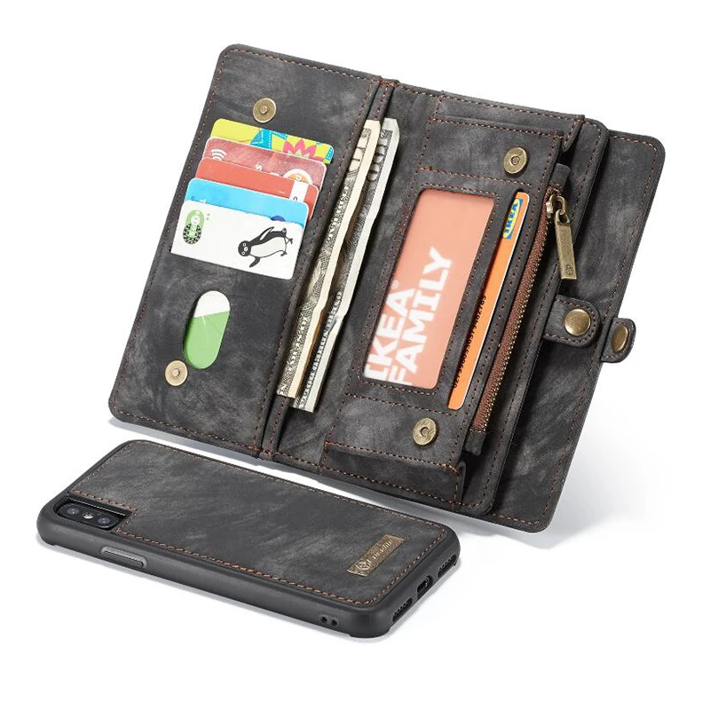 Genuine Leather Case For Samsung Galaxy S9 S 8 Plus Note Multi-function card Flip wallet Wallet Luxury Quality All inclusive | Мобильные