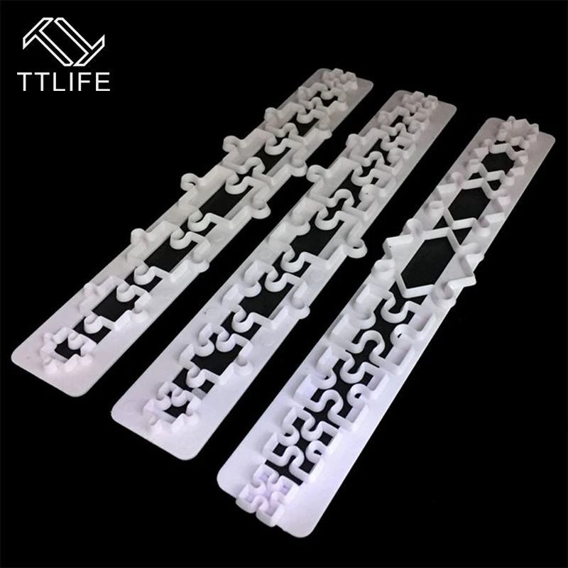 TTLIFE 3 шт. Jigsaw для нарезки печенья в виде печати Fondant (сахарная) шоколадная форма