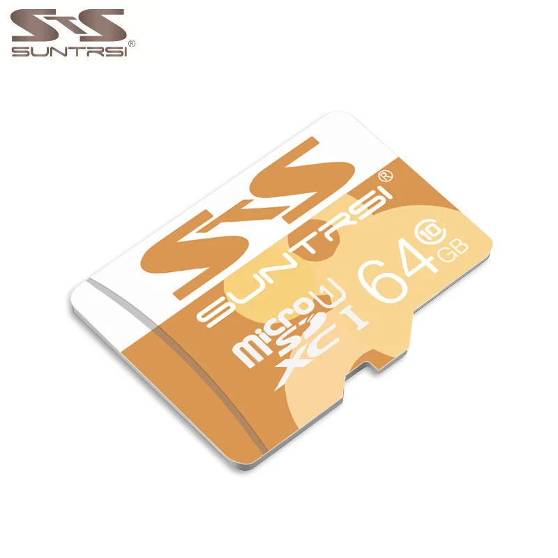 Suntrsi карты памяти 16 ГБ 32 Class 10 высокая Скорость 48 МБ/с. Micro SD Card 64 реального Ёмкость