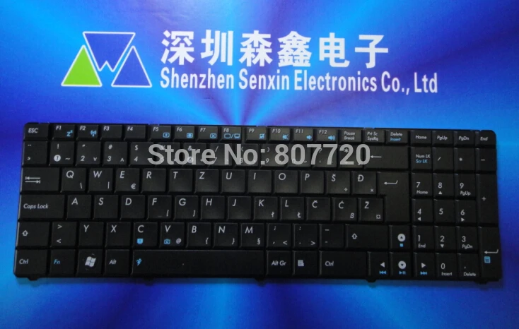 Бесплатная доставка, новая клавиатура для западных балканов K52 G73 G73JW G73SW G73JH N61 N61JV N61VG N61W N61JA N50, Черная