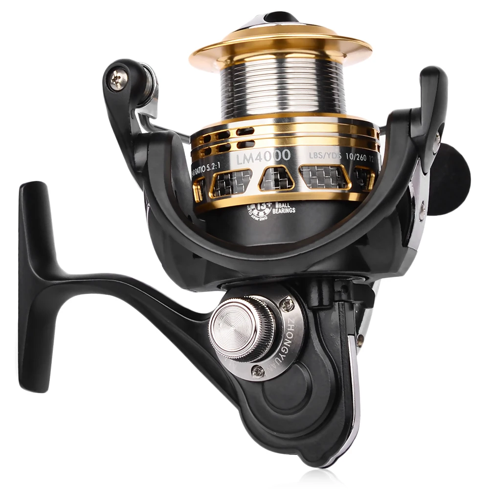 PRO BEROS LM1000 4000 Series 5 5: 1/5. 2:1 полностью Металлическая Рыболовная катушка 13 + 1BB Легкая