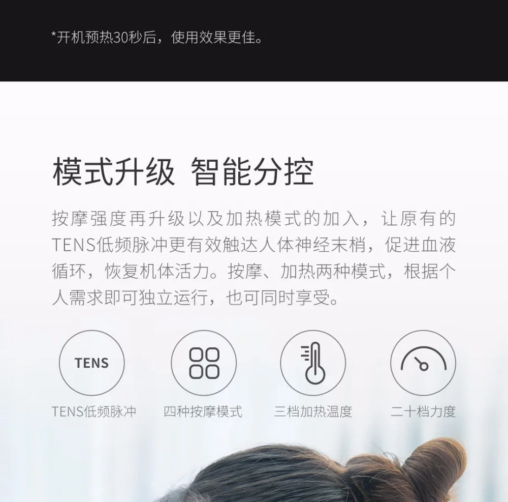 Xiao mi jia LF умный теплый Массажер для мышц тела Расслабляющий Женский Менструальный массажер Волшебные наклейки для mi home app(на английском языке) APP