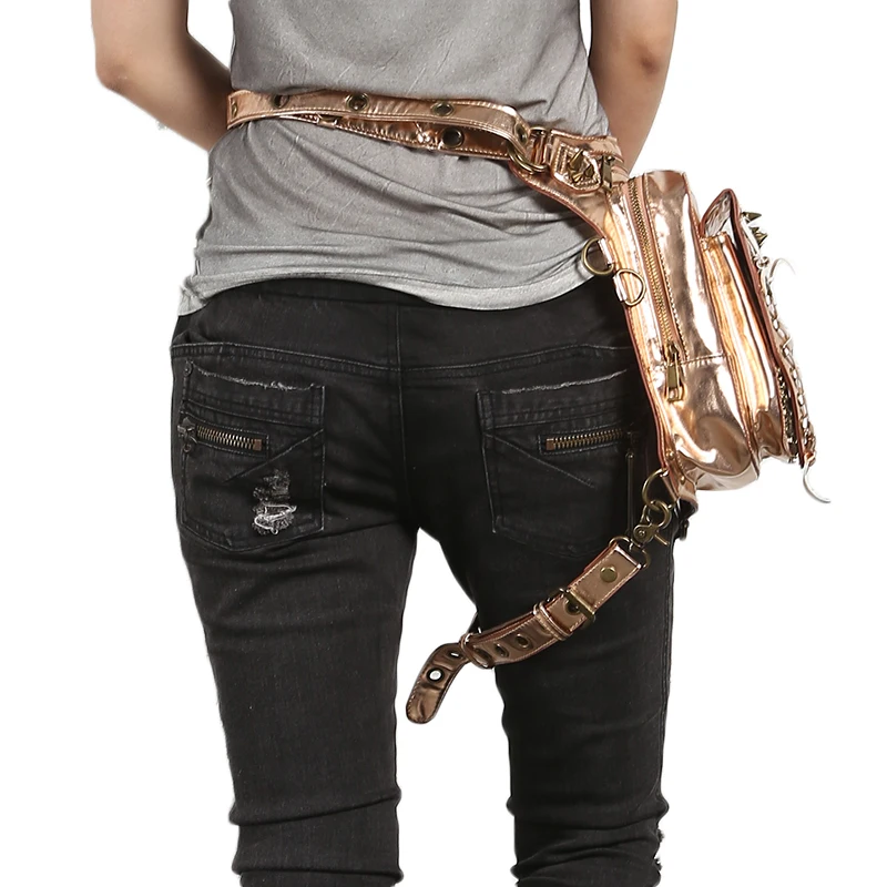 Женская поясная сумка Norbinus сумка-кобура из искусственной кожи в готическом стиле