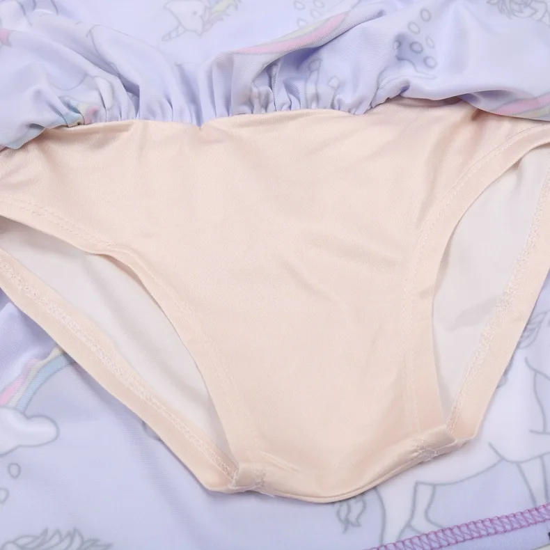 Новинка 2019 летнее платье в пляжном стиле для маленьких девочек с единорогом