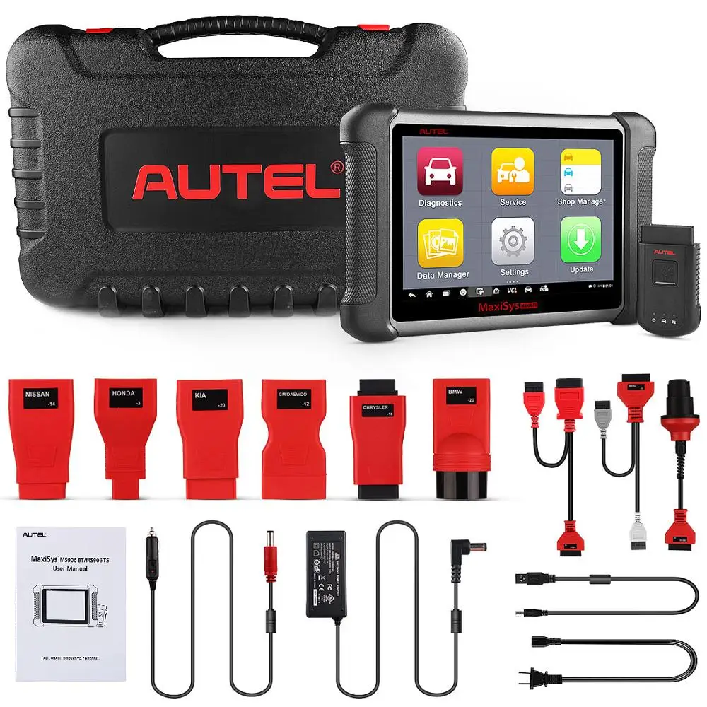 

Autel MaxiSys MS906BT Automotive Scan Tool Car Diagnostic Scanner with ECU Coding, Active Test, IMMO Keys, OE-Level Diagnosis
