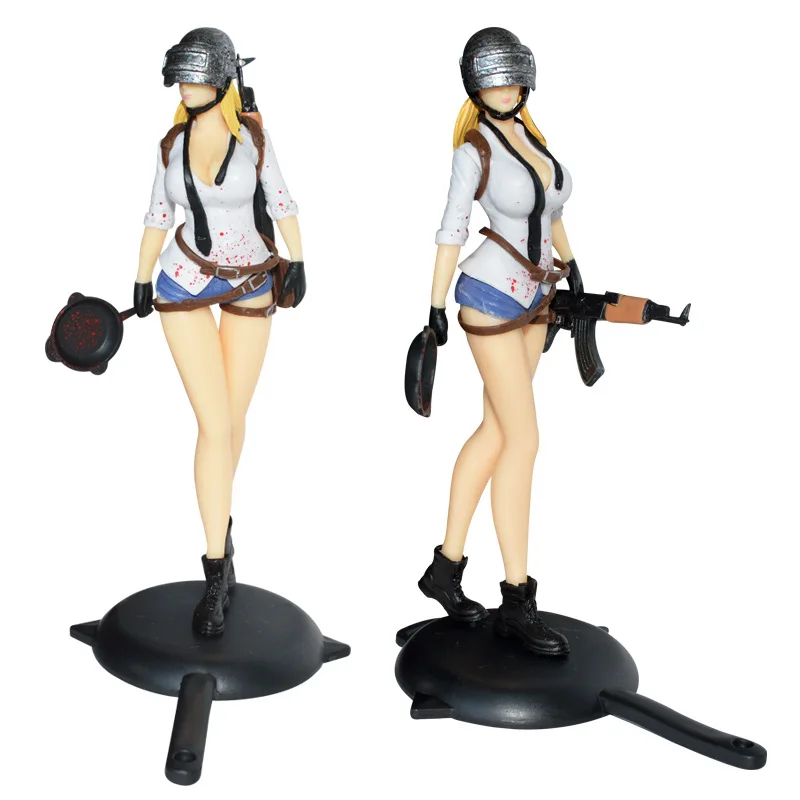 Игрок Unknown Battle Grounds PUBG Игрушечная модель оружия кукла из ПВХ коллекция Winner курица