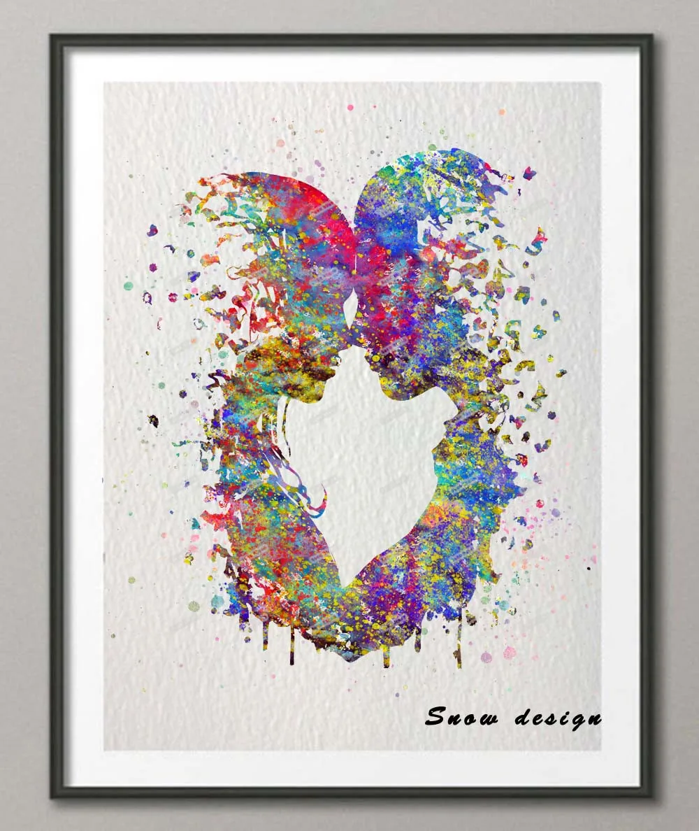 Rikivity оригинальная Картина на холсте любовь настенный художественный плакат