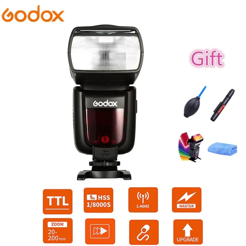 Godox TT685 TT685C TT685N TT685S TT685F TT685O Вспышка Speedlite TTL HSS для Canon Nikon Sony Fuji Olympus DSLR камеры |