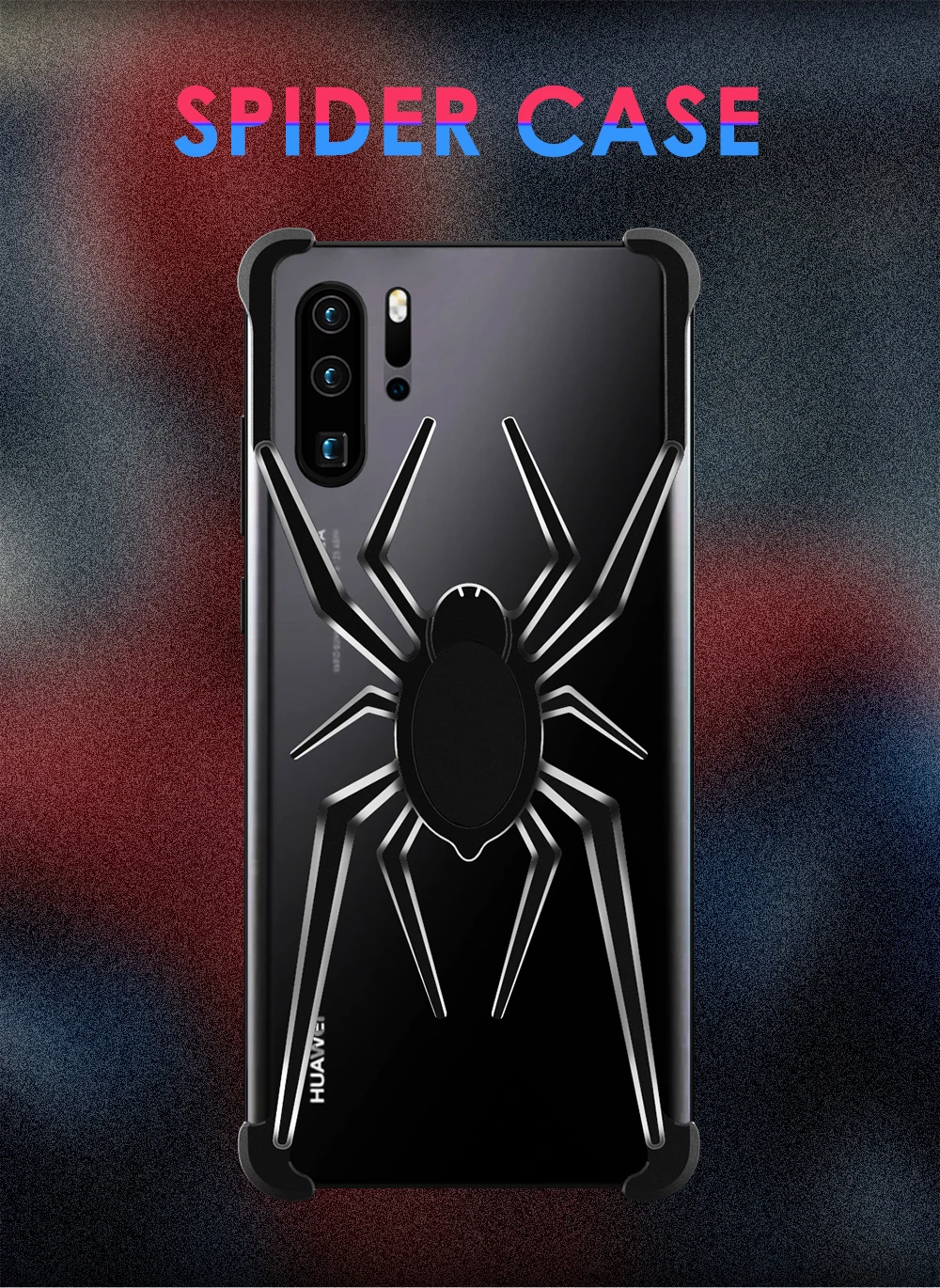 R-JUST Алюминиевый металлический чехол с пауком для huawei P30 Pro mate 20 Pro чехол-накладка Железный человек защитный чехол для телефона