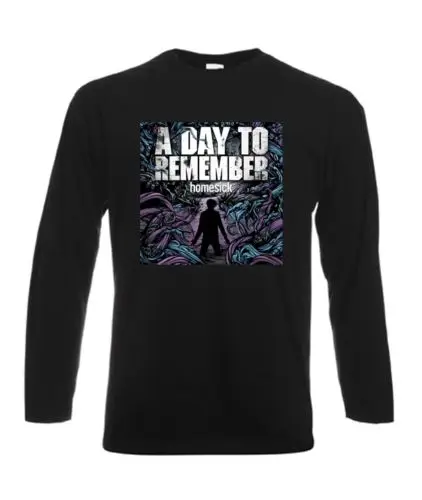 A Day To Remember Homesick мужские с длинным рукавом черный рок рубашка Размеры S XXL|Мужские