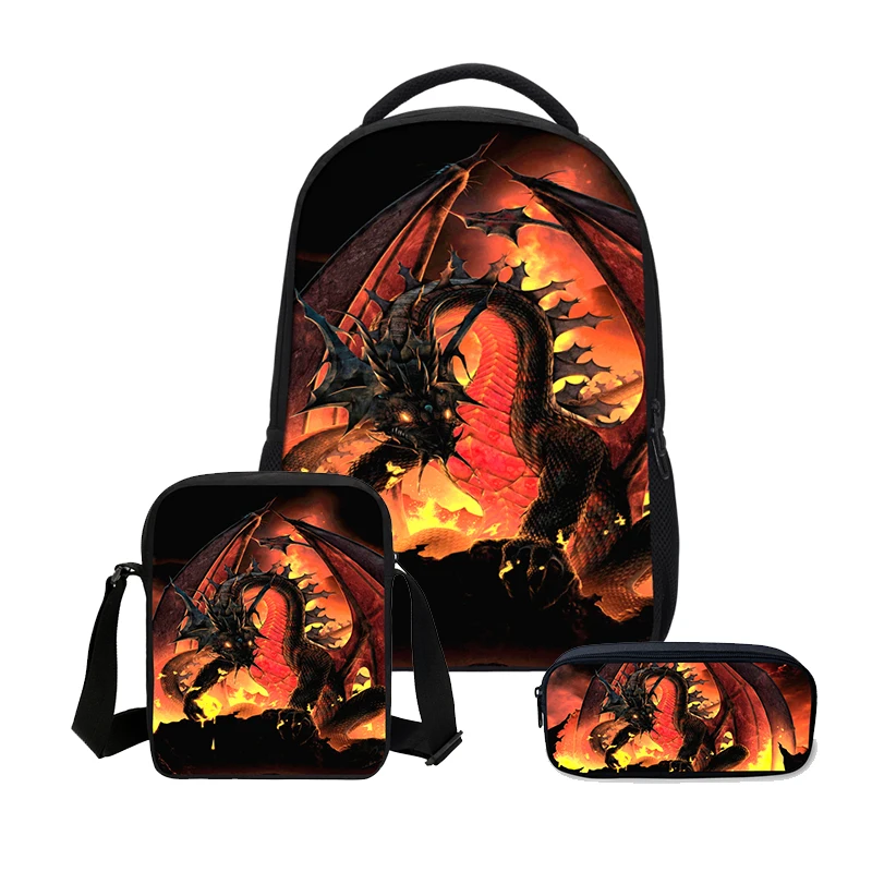 3 шт./компл. портфель школьные ранцы для мальчиков и девочек модный красивый