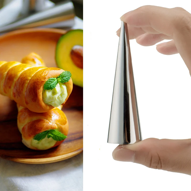 5 шт. спиральные круассаны из нержавеющей стали 9 см|baking cones|pastry bakingrolls baking |