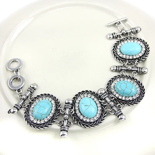 Модный браслет с Зелеными камнями Браслеты для женщин хрустальные браслеты и