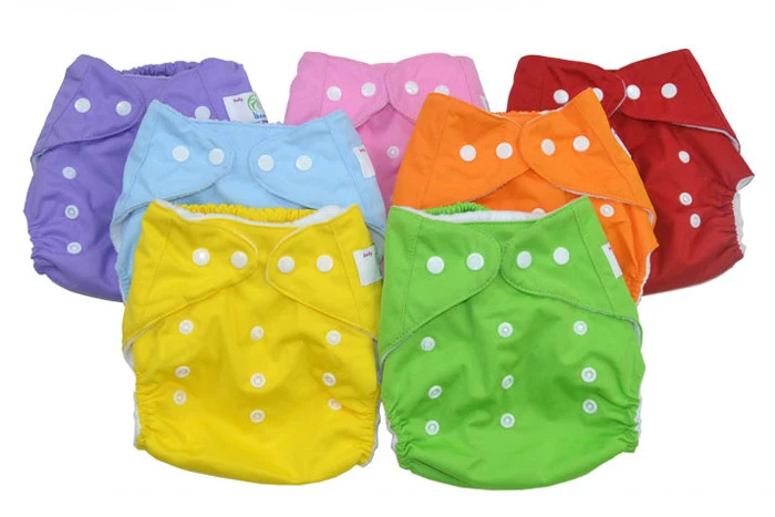 Новинка; детские моющиеся тканевые Babyland подгузники; 9 цветов; FJ88