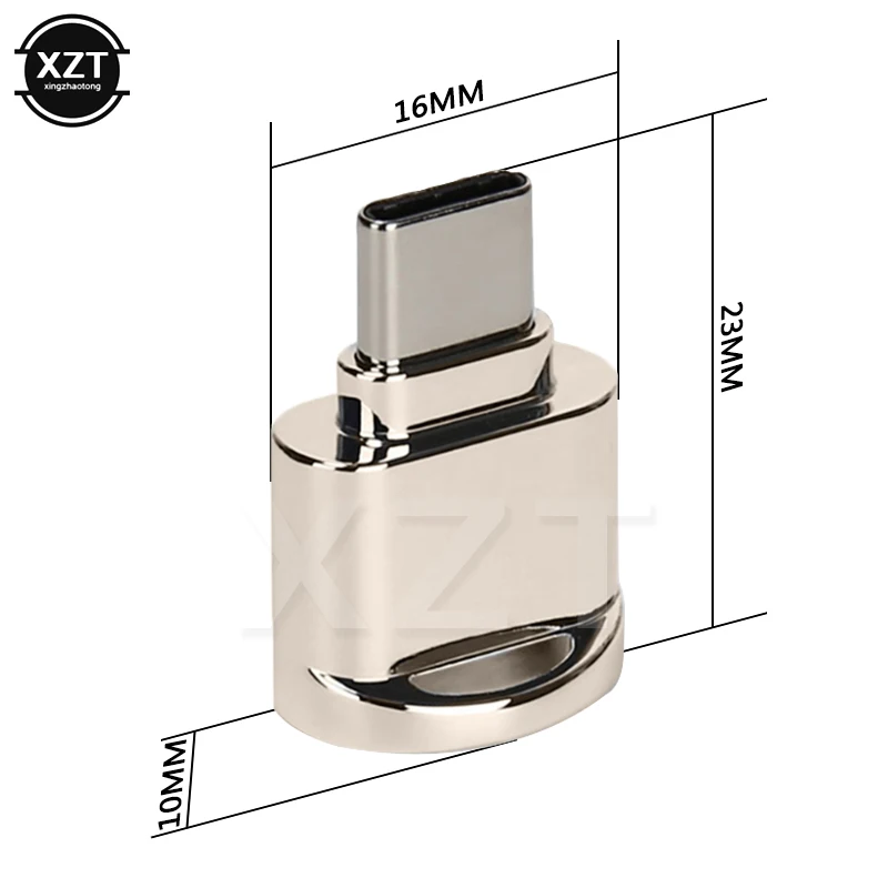 Type C USB 3 1 Алюминиевый мини адаптер OTG Мульти устройство для чтения карт памяти Micro