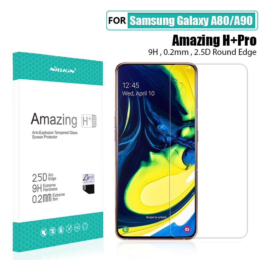 Защитная пленка для экрана NILLKIN Amazing H/H + PRO 9H samsung galaxy a80 версия 2019 | Мобильные