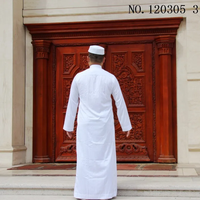 Бесплатная доставка Для мужчин Саудовская Арабский Тауб Ислам одежда Абаи