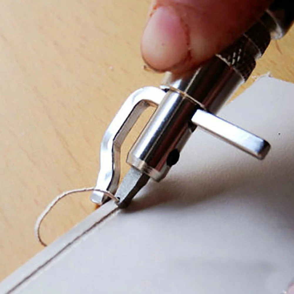 5 в 1 Pro Набор для тиснения краев кожевенного ремесла Регулируемый набор прошивки