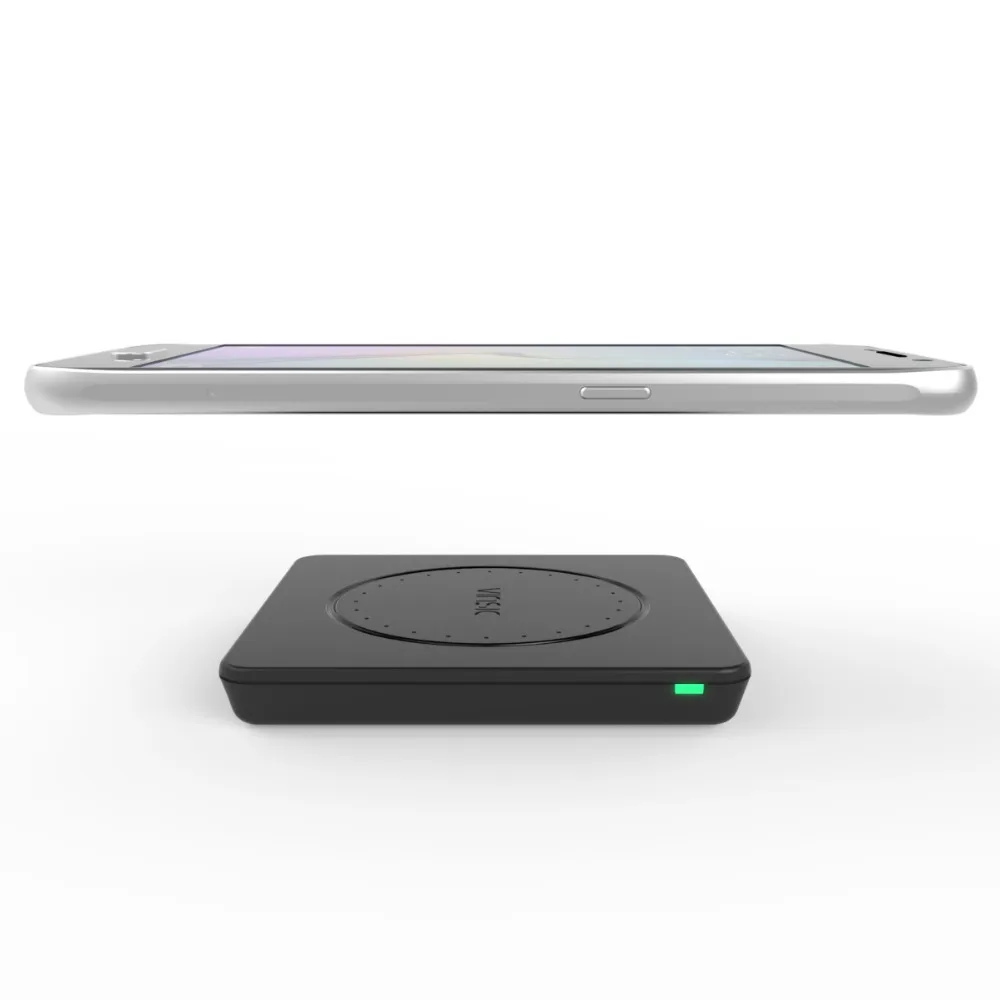 Vinsic ци беспроводное зарядное устройство щеголеватый w9 телефон зарядки pad для samsung