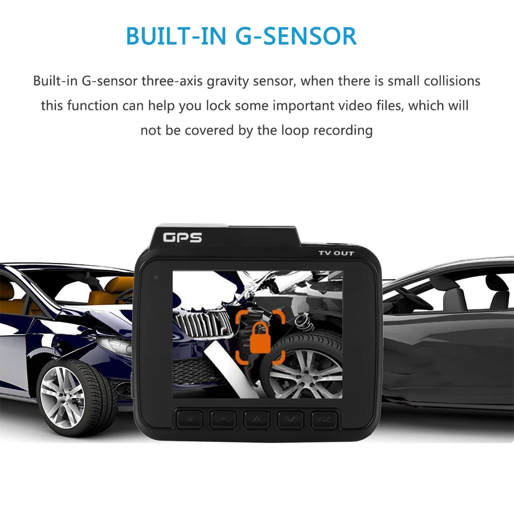 

GS63H WiFi Car DVR Recorder Dash Cam 2.4" Novatek 96660 Camera Built in GPS Camcorder 4K 2880x2160P Night Vision G-sensor
