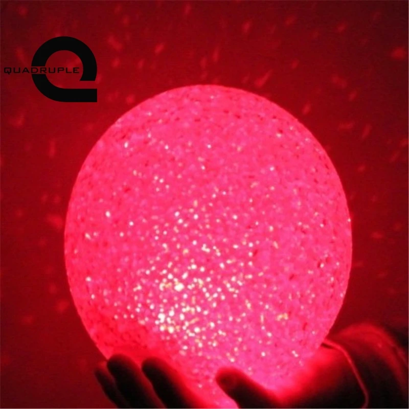 Четырехместный хрустальный шар ночной свет красочный меняющийся светодиодный