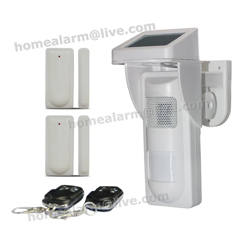 Новое Поступление Простая Установка Работать Wireless House Alarm Siren System with Pet Датчик