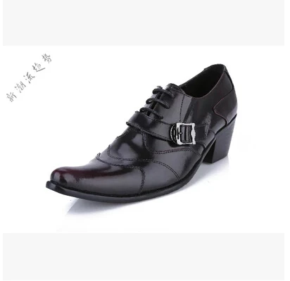 Роскошные черные Модные Мужские модельные туфли с острым носком новинка 2016 года