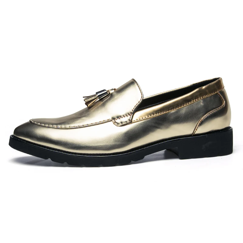 ZALAVOR/модные мужские кожаные модельные туфли на плоской подошве из лакированной