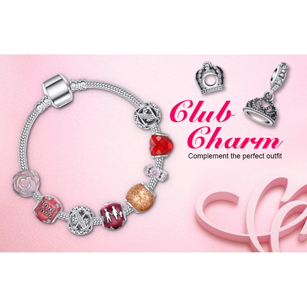 Jewelrypalace очаровательны принцесса браслет серебро 925|sterling silver 925 charms|silver charmssilver bracelet