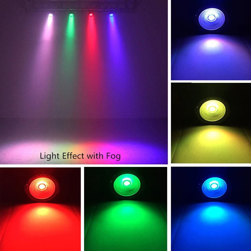 Бесплатная доставка 30W COB LED RGB сценический эффект Par Светильник для DJ диско
