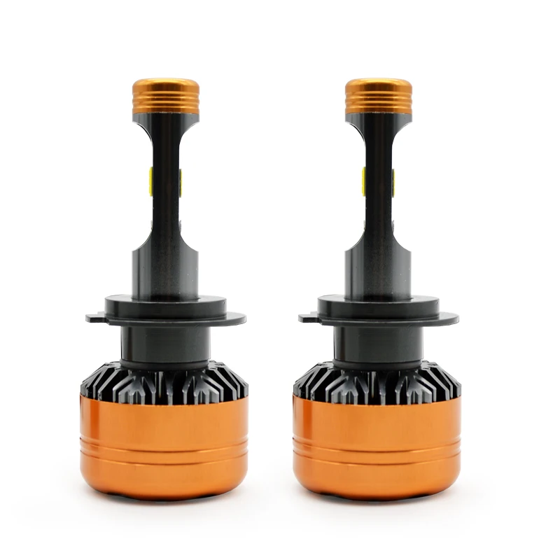 DUU Автомобильные светодиодные фары Триколор 3 цвета Z5 H1 H4 H7 H11 HB3 HB4 50 Вт 5800LM Flip Chips