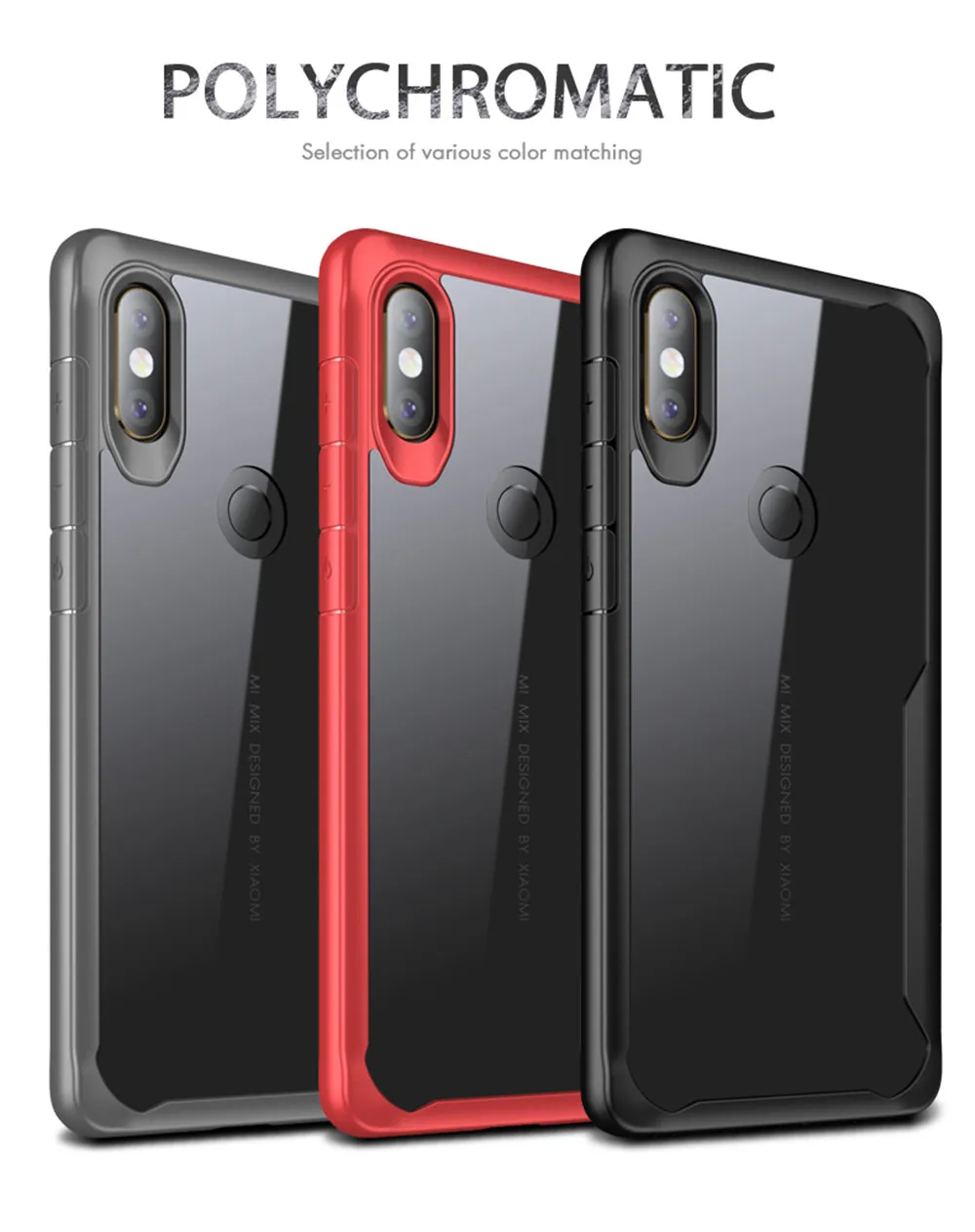 MaxGear противоударный чехол для телефона для Xiaomi mi A1 A2 Lite 5X 6X прозрачный акриловый защитный чехол для Xiao mi Red mi S2 Y2 5A 6A Note 6 Pro